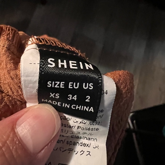 Women's Lightweight Waffle Weave Oversized Rust Jumpsuit / Onesie Boho Vacation - Picture 7 of 7